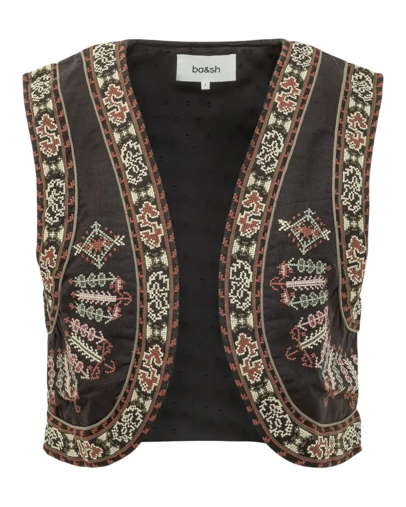 ba&sh Fosca waistcoat - Schwarz Schwarz