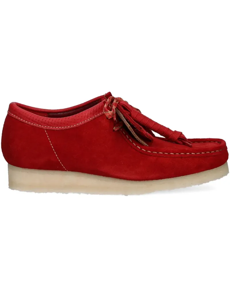 Clarks Mokassin-Stiefel mit Fransen - Rot Rot