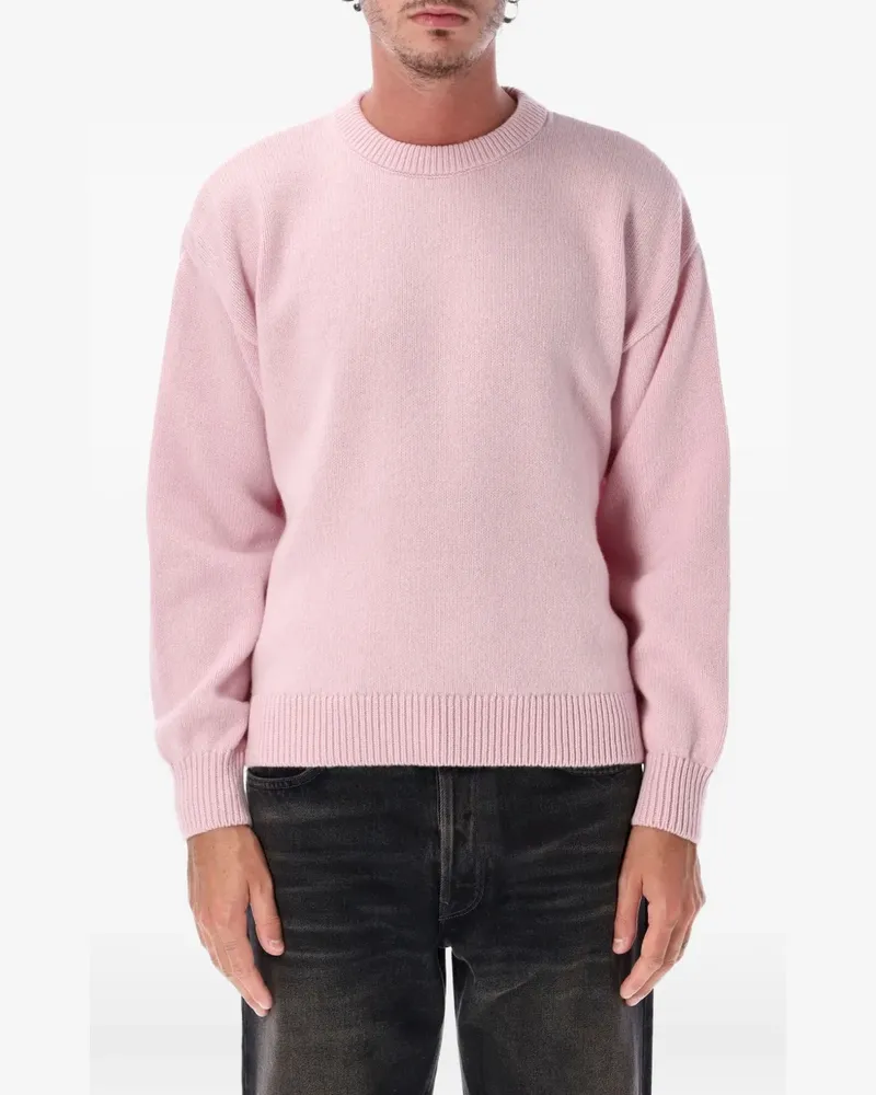 COLORFUL STANDARD crew-neck wool sweater - Rosa Rosa