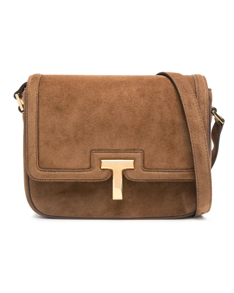 Tom Ford Kleine Wallis Umhängetasche - Braun Braun