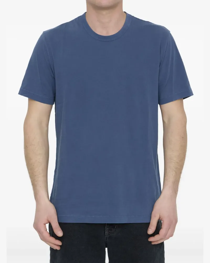James Perse T-Shirt mit rundem Ausschnitt - Blau Blau
