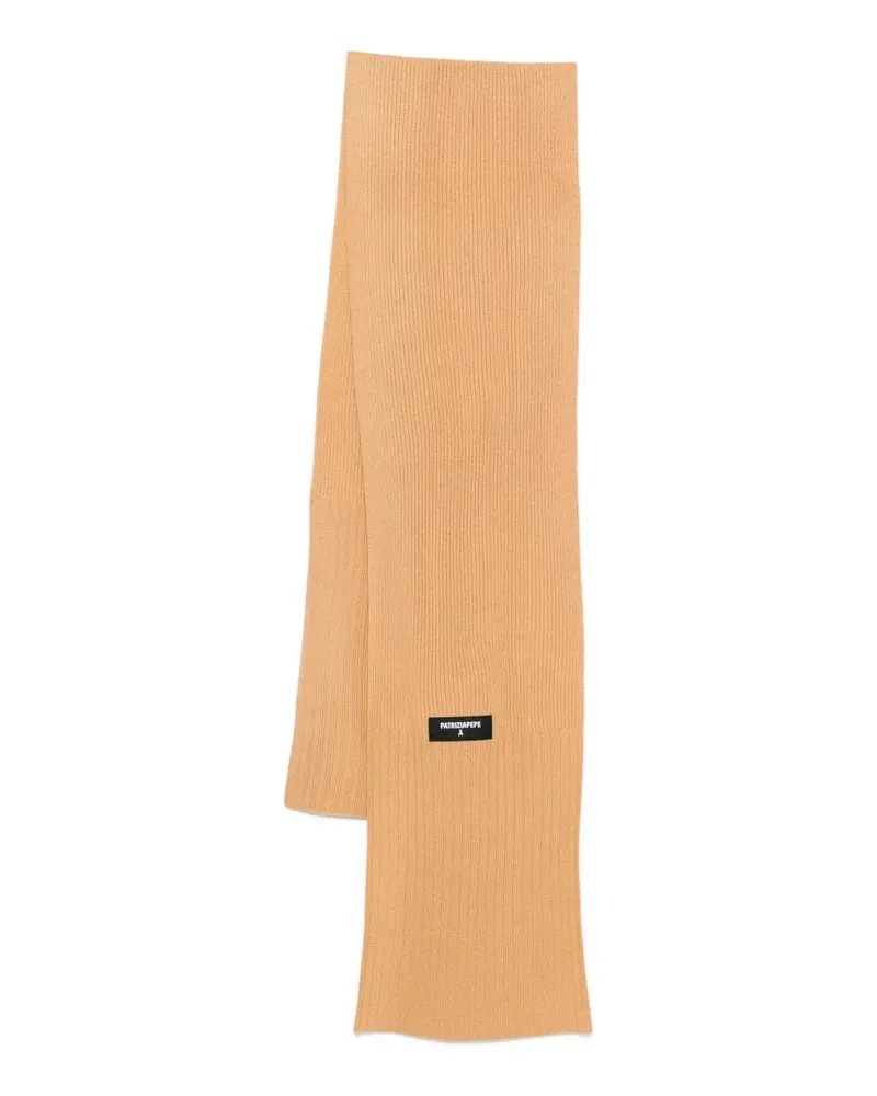 Patrizia Pepe Gerippter Strickschal - Orange Orange