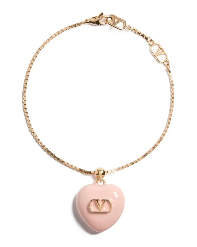 Valentino Garavani Coeur Royal Armband mit Herzanhänger - Gold Gold