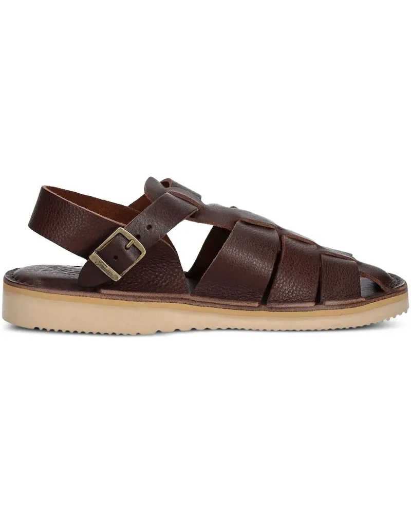 Fracap Sandalen mit Schnallen - Braun Braun