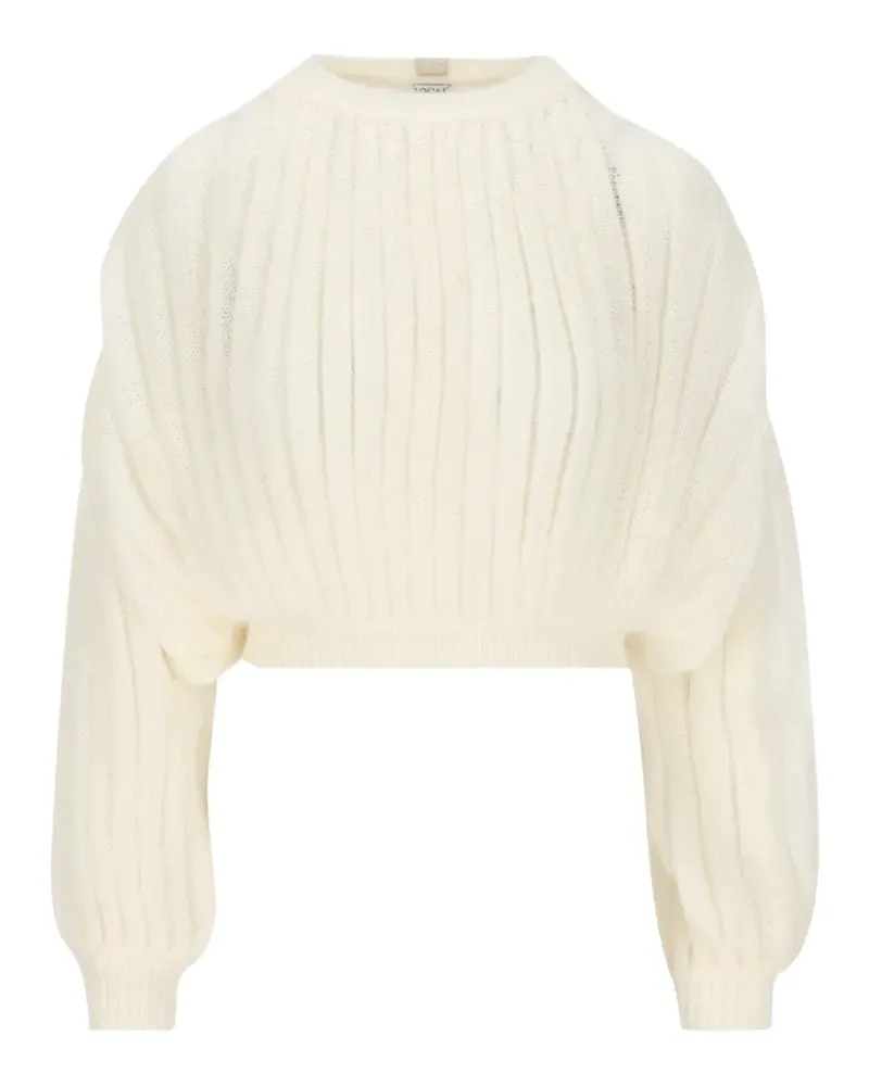 Loewe Pullover mit Ballonärmeln - Nude Nude