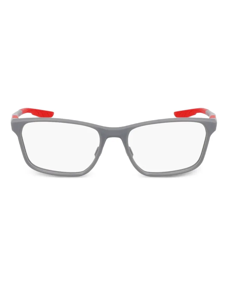 Nike Brille mit eckigem Gestell - Grau Grau