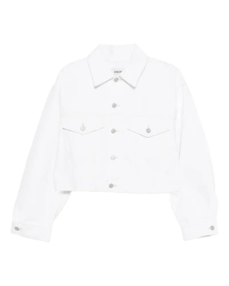 AGOLDE buttoned chest-pockets jacket - Weiß Weiß