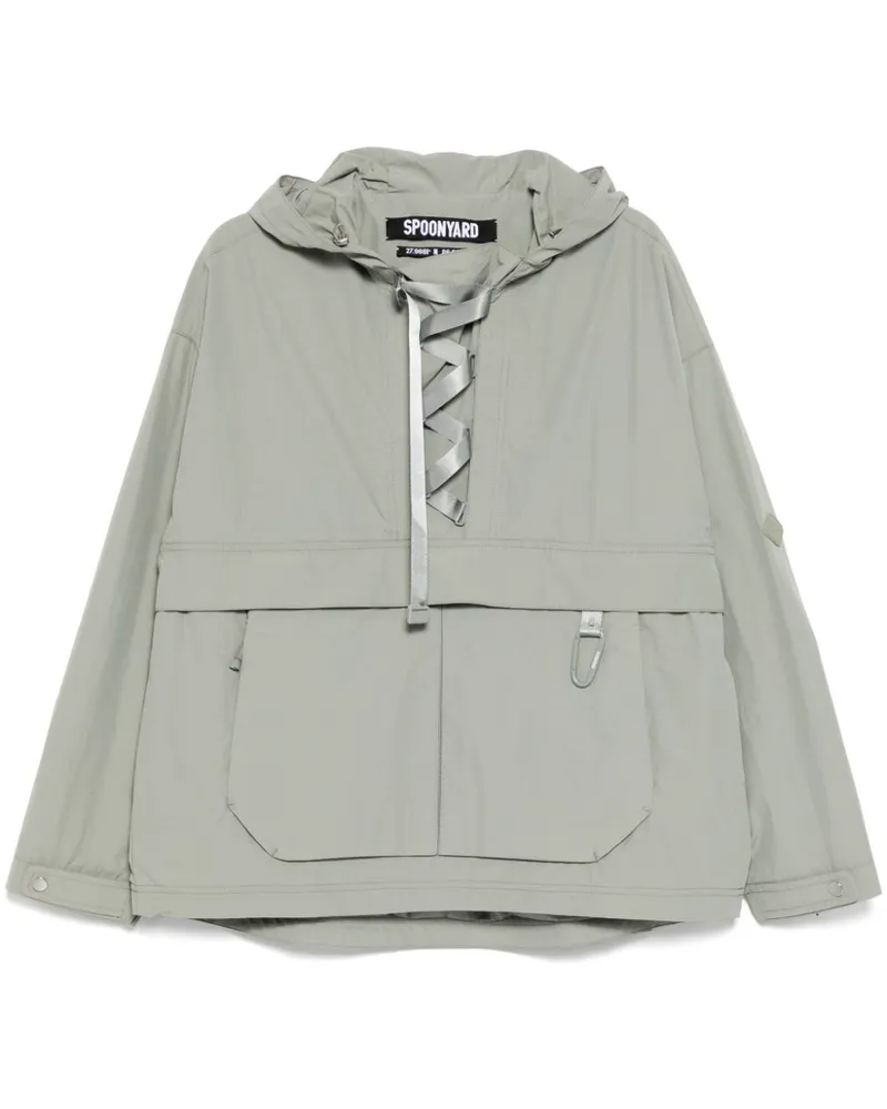 Spoonyard Kapuzenjacke mit Schnürung - Grün Grün