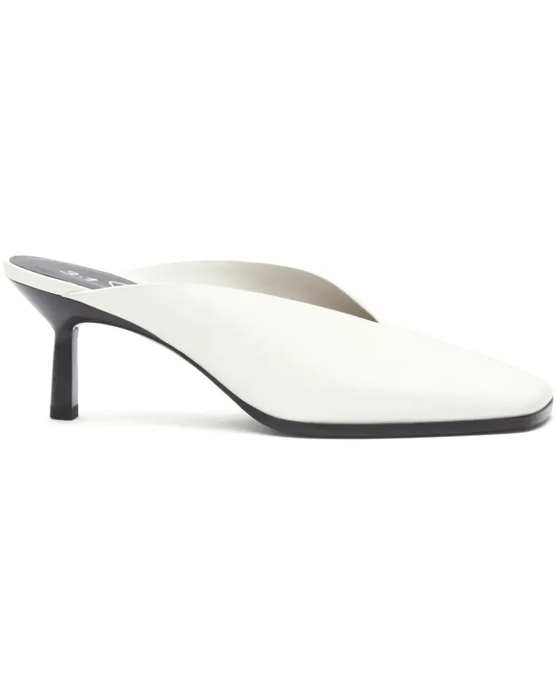 3.1 phillip lim Mules mit eckiger Kappe 68mm - Weiß Weiß