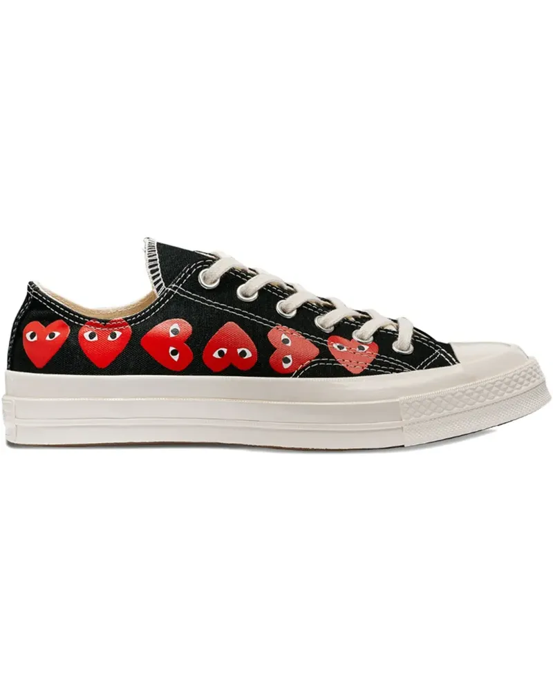 Comme des Garçons x Converse Chuck 70 Sneakers mit Herz-Print - Schwarz Schwarz