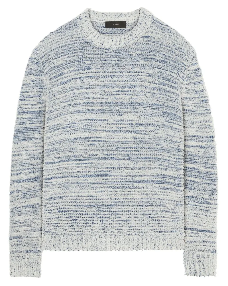 Alanui Pullover aus Baumwollgemisch Blau