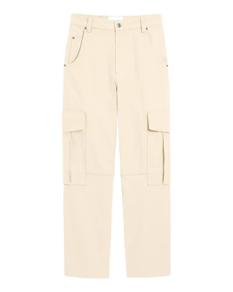 AMI Paris Cargo-Baumwollhose in Baggy-Fit - Nude Nude