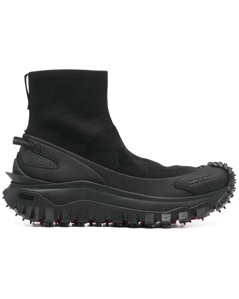 Moncler Trailgrip Knit Sneakers - Schwarz Schwarz