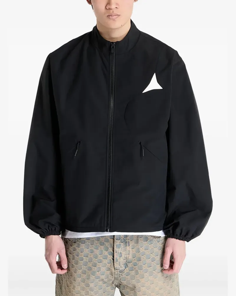 Heliot Emil Surtsey Windbreaker - Schwarz Schwarz