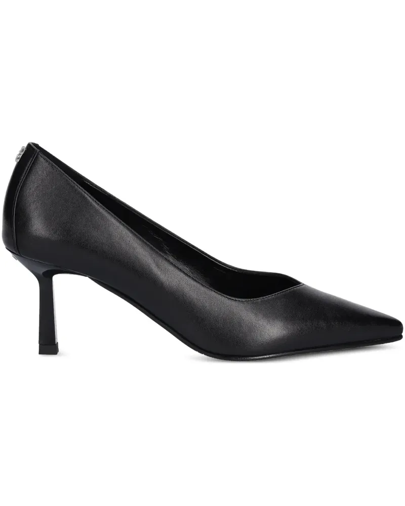 HUGO BOSS Pumps aus Leder 70mm - Schwarz Schwarz