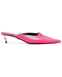 Versace Pin-Point Mules 50mm Rosa