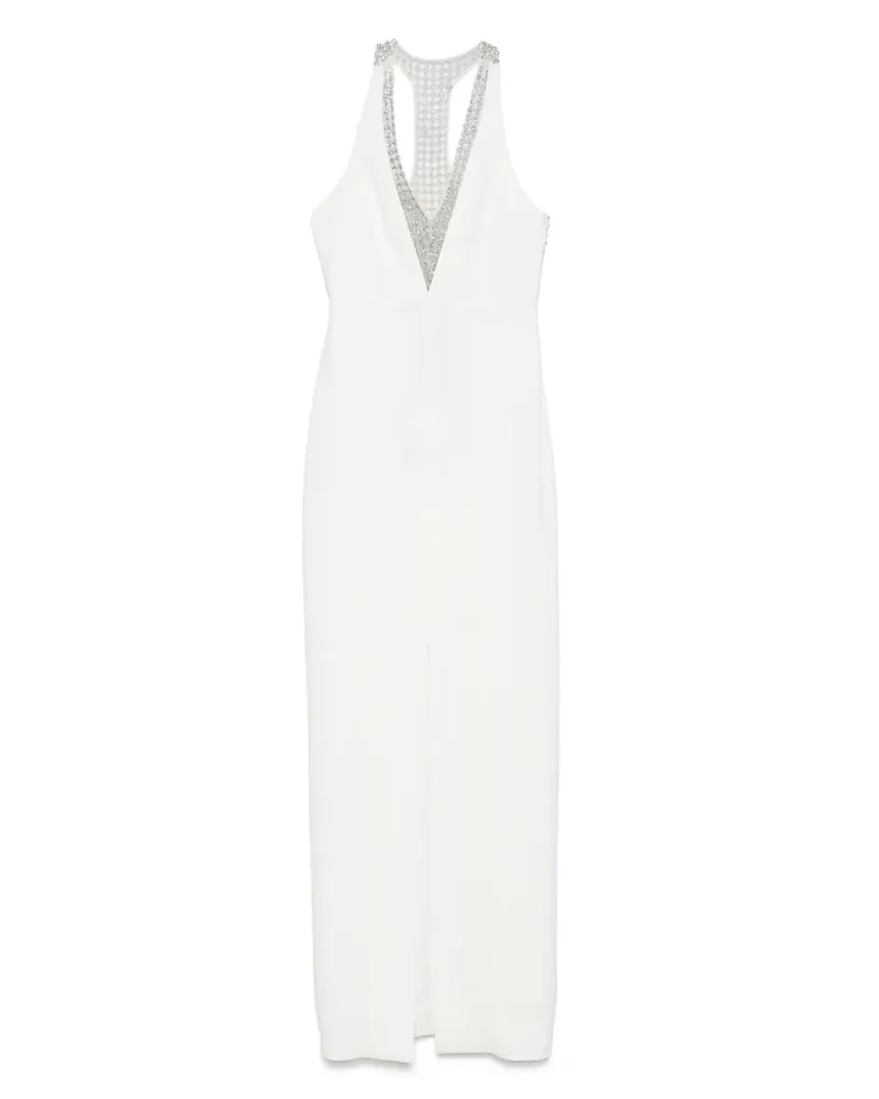 Max Mara Secolo Maxikleid - Weiß Weiß