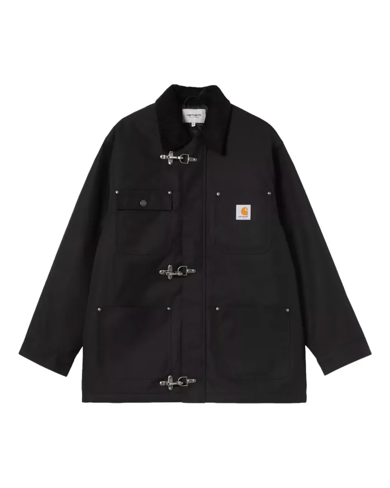 Carhartt WIP Adair corduroy-collar jacket - Schwarz Schwarz