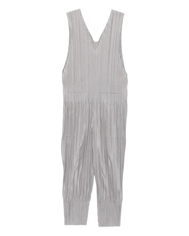 Issey Miyake Jumpsuit mit Falten - Grau Grau