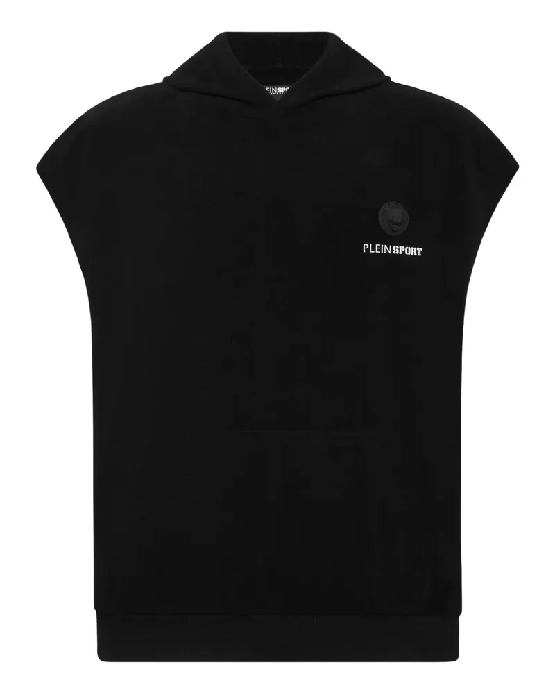 Philipp Plein Ärmelloser Hoodie - Schwarz Schwarz
