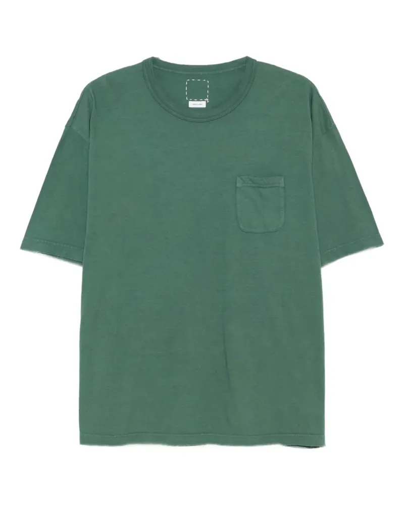 Visvim Jumbo T-Shirt mit Brusttasche - Grün Grün