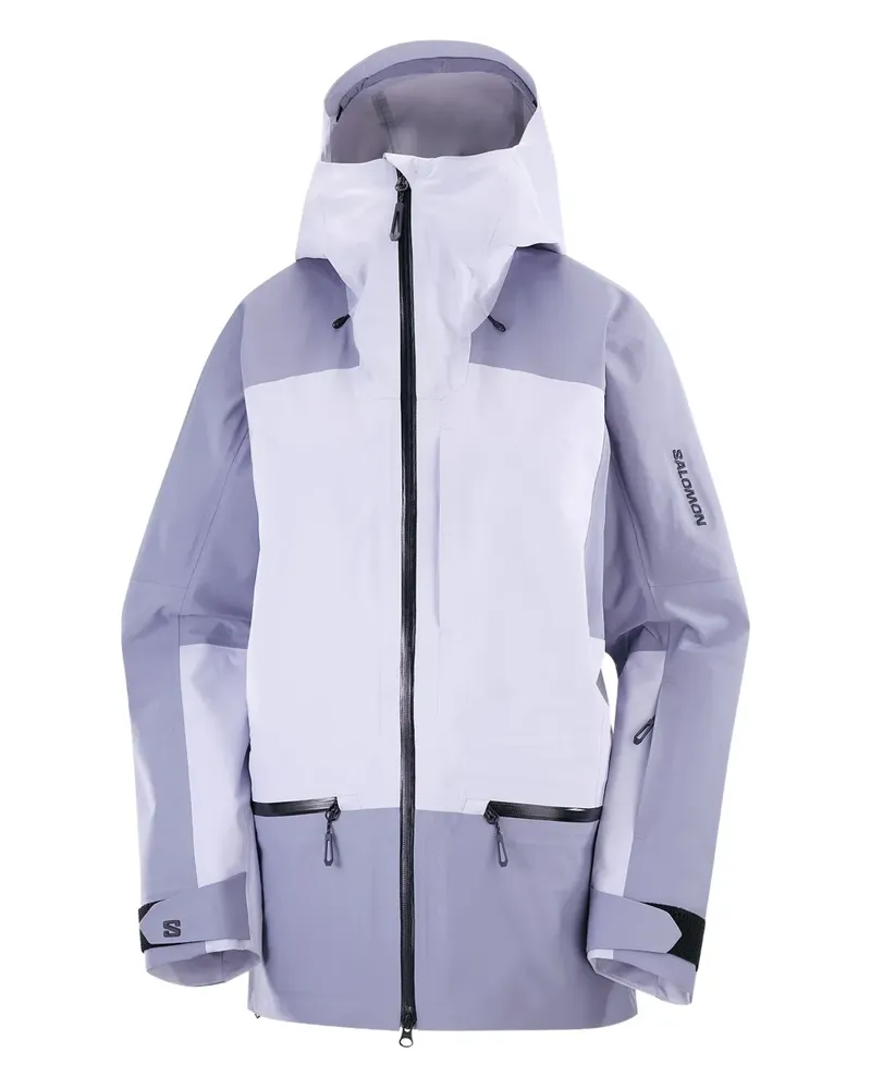 Salomon Absolute 3L hooded zip jacket - Weiß Weiß