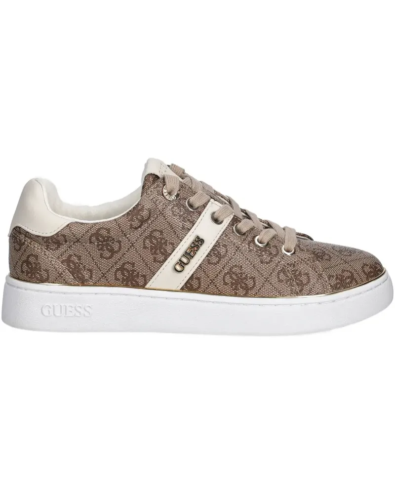 Guess Britz 4G Logo Sneakers - Braun Braun