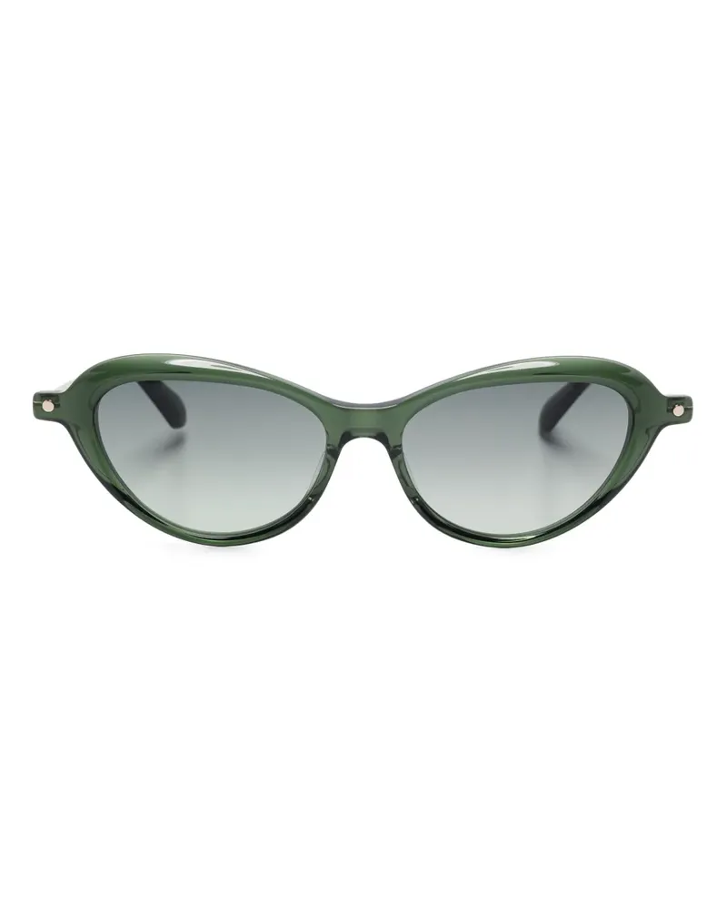 Carven Sonnenbrille mit Cat-Eye-Gestell - Grün Grün