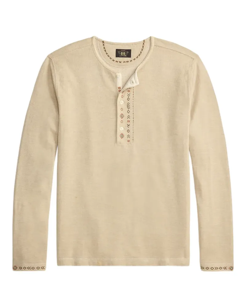 Ralph Lauren T-Shirt mit Stickerei - Nude Nude