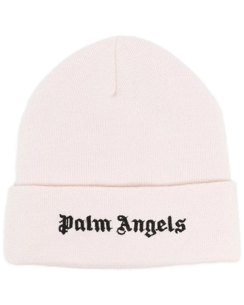 Palm Angels Beanie mit Logo-Stickerei Rosa