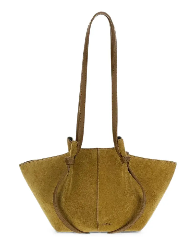 YUZEFI Mochi suede shoulder bag - Grün Grün