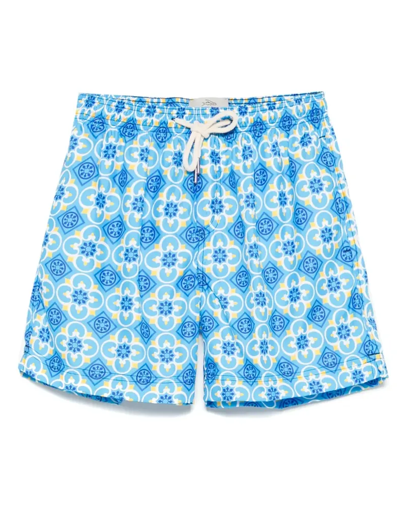 PENINSULA Badeshorts mit Print - Blau Blau