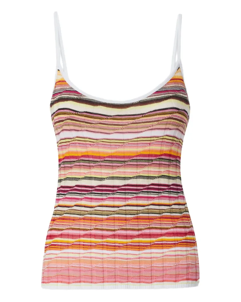 Missoni Gestreiftes Trägershirt - Rosa Rosa