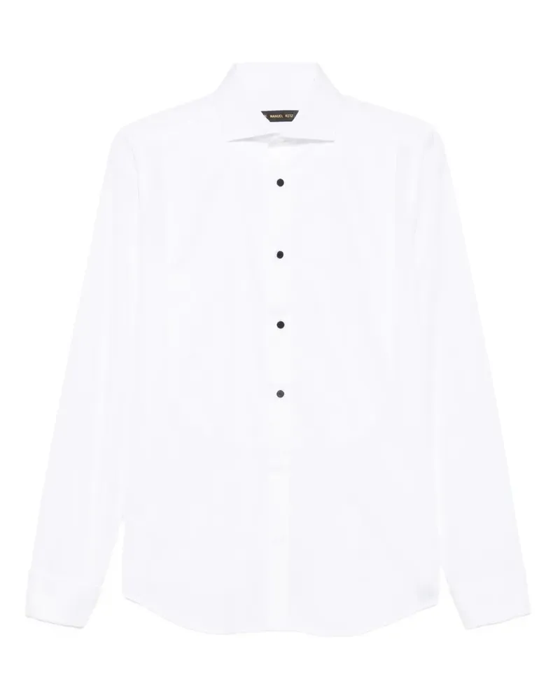 Manuel Ritz Langärmeliges Hemd - Weiß Weiß