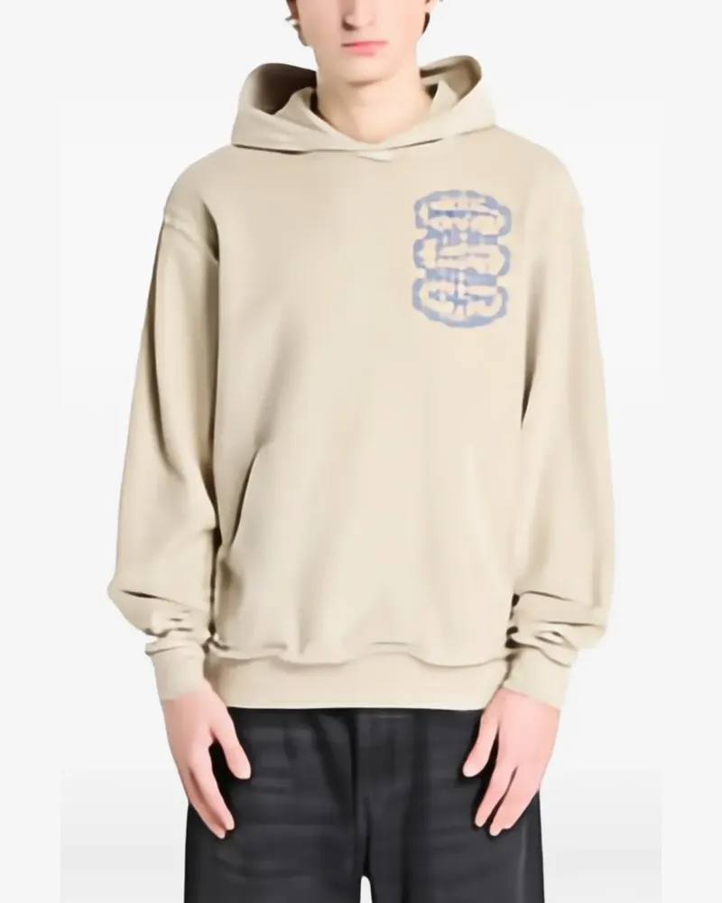 Ripndip Linked Up reverse-stitched hoodie - Nude Nude
