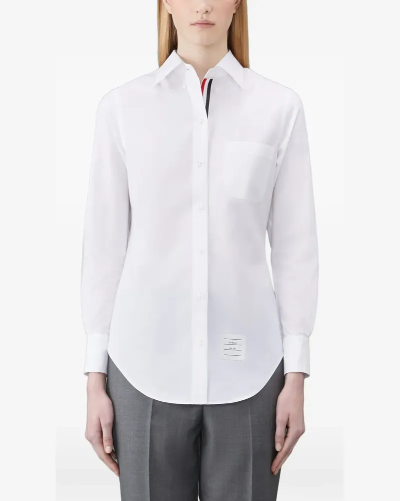 Thom Browne Schmales Hemd - Blau Blau