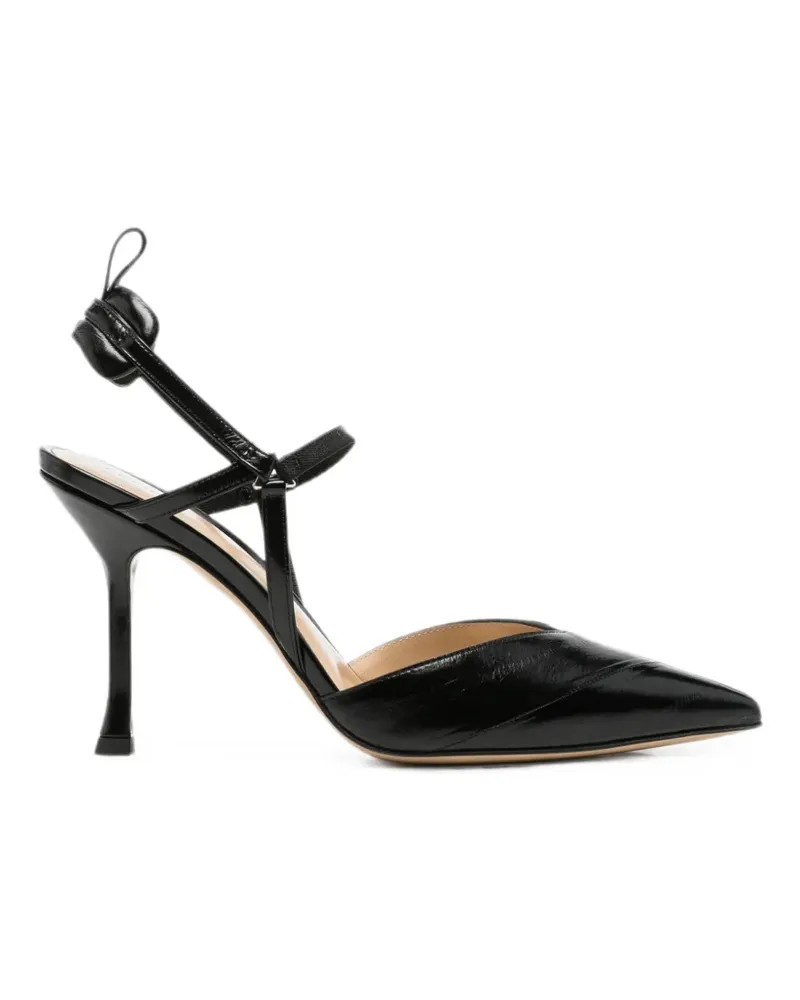 Fendi pointed-toe slingback pumps - Schwarz Schwarz