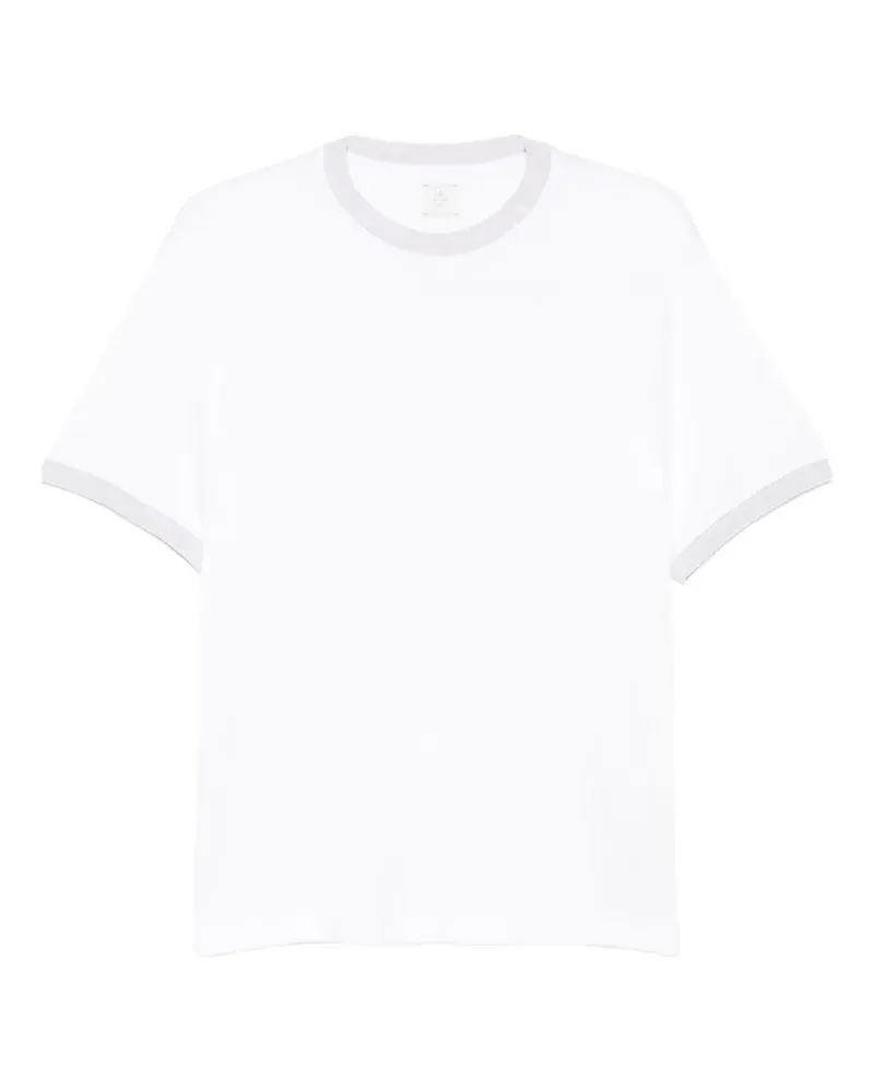 Eleventy T-Shirt mit rundem Ausschnitt - Weiß Weiß