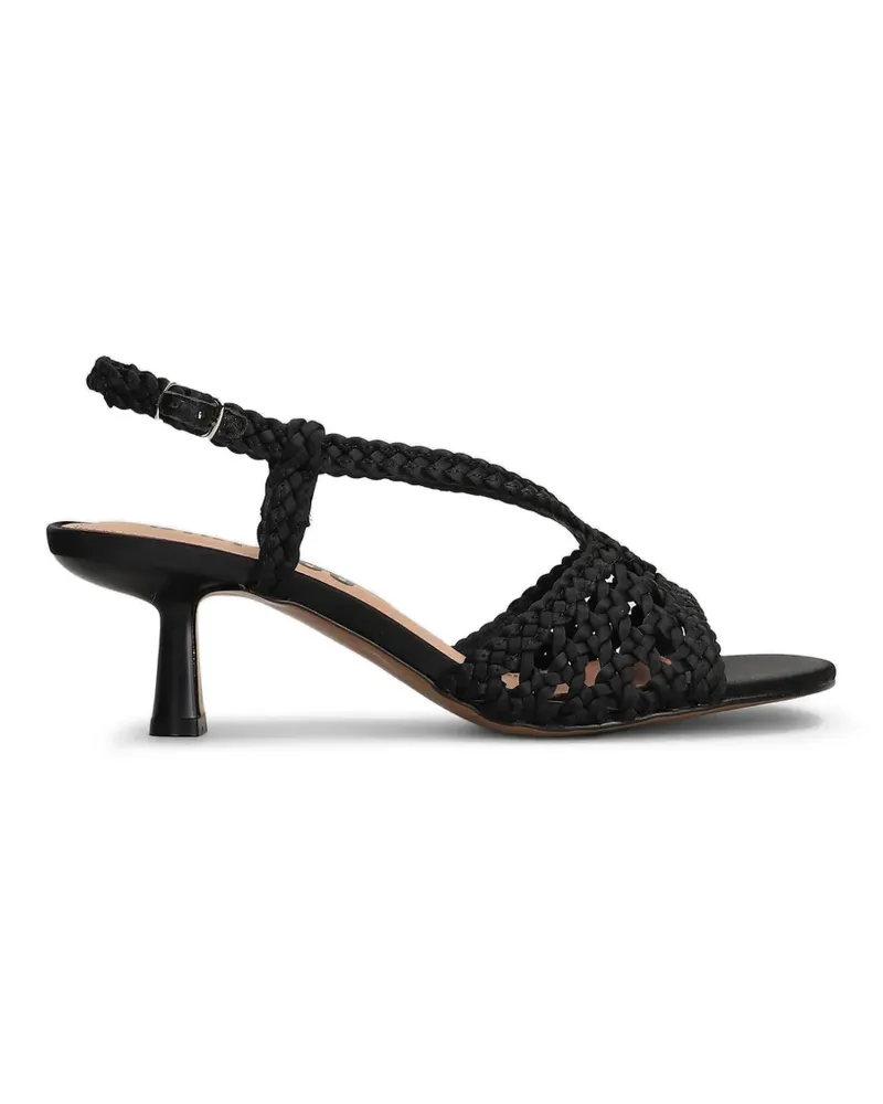 Bibi Lou Kou braided slingback sandals - Schwarz Schwarz
