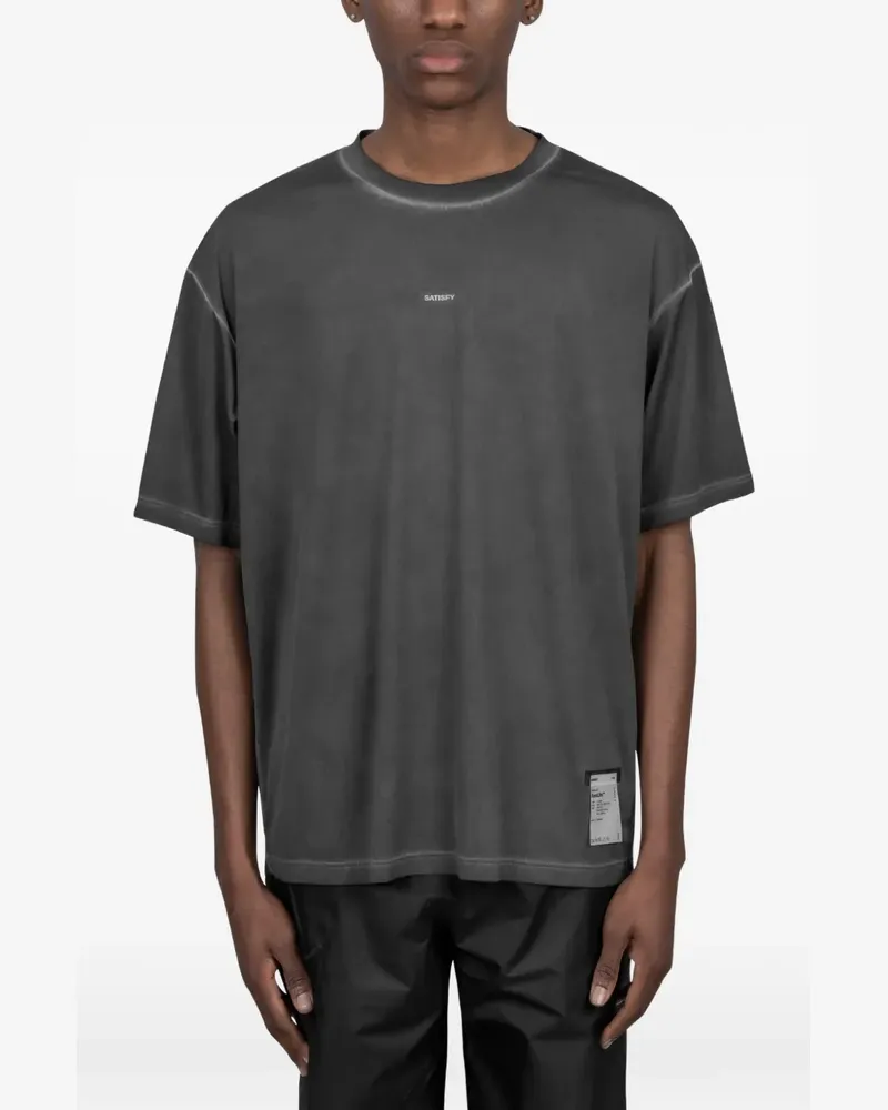 Satisfy crew-neck T-shirt - Grau Grau