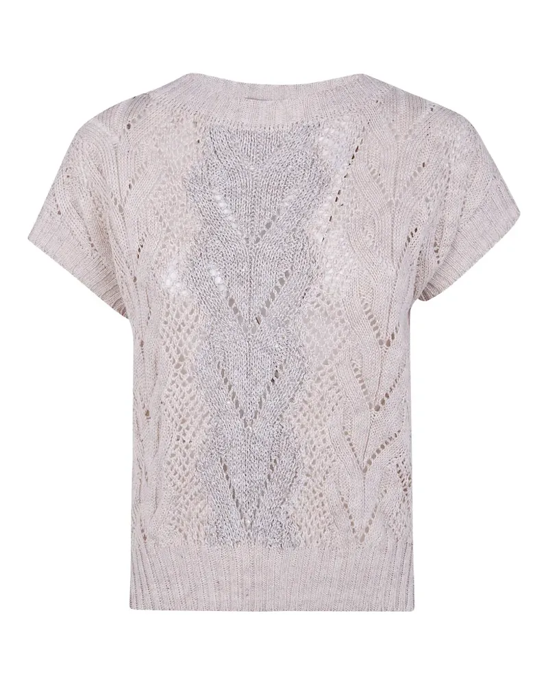 D.EXTERIOR openwork knitwear - Nude Nude