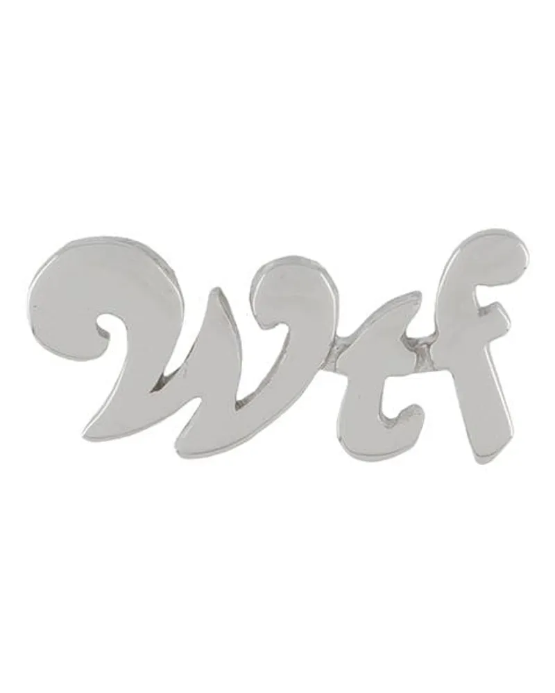 True Rocks WTF' Ohrstecker - Silber Silber