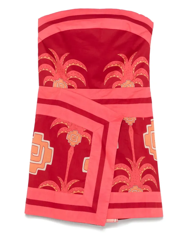 Johanna Ortiz Ritual Minikleid - Rosa Rosa
