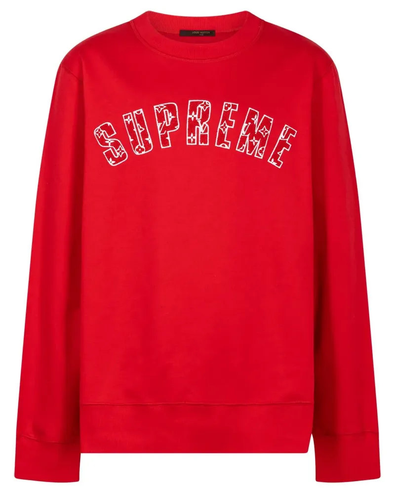 Supreme Being Louis Vuitton X  Sweatshirt - Rot Rot