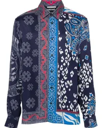 Just Cavalli Hemd mit Print-Mix Blau