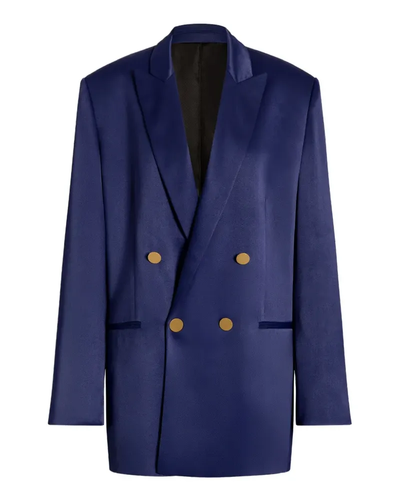 Alberta Ferretti Doppelreihiges Sakko - Blau Blau