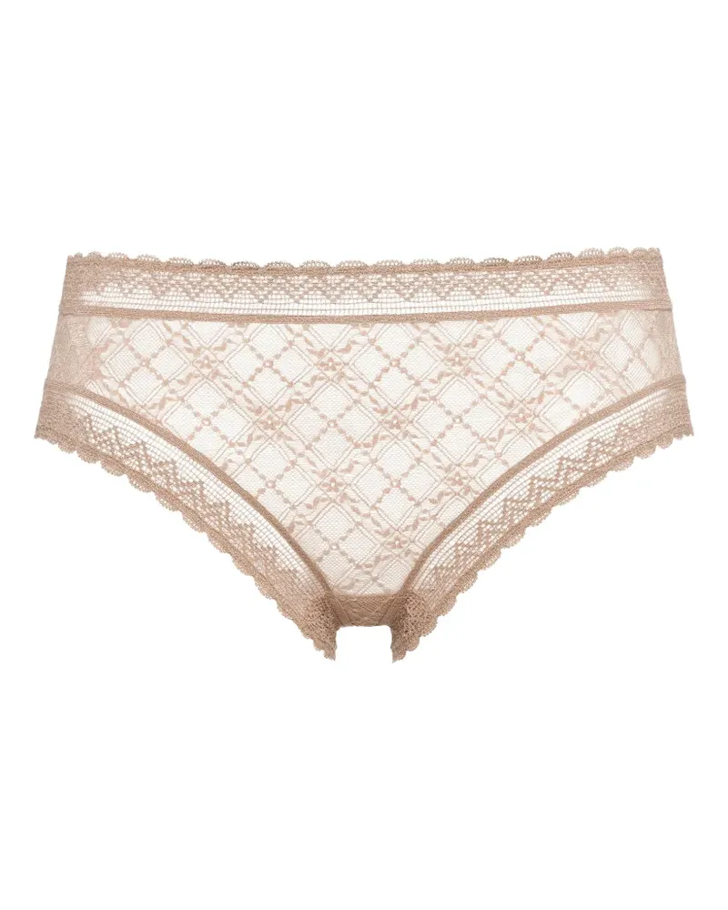 Eres Florissante Slip mit Spitzenbesatz - Nude Nude