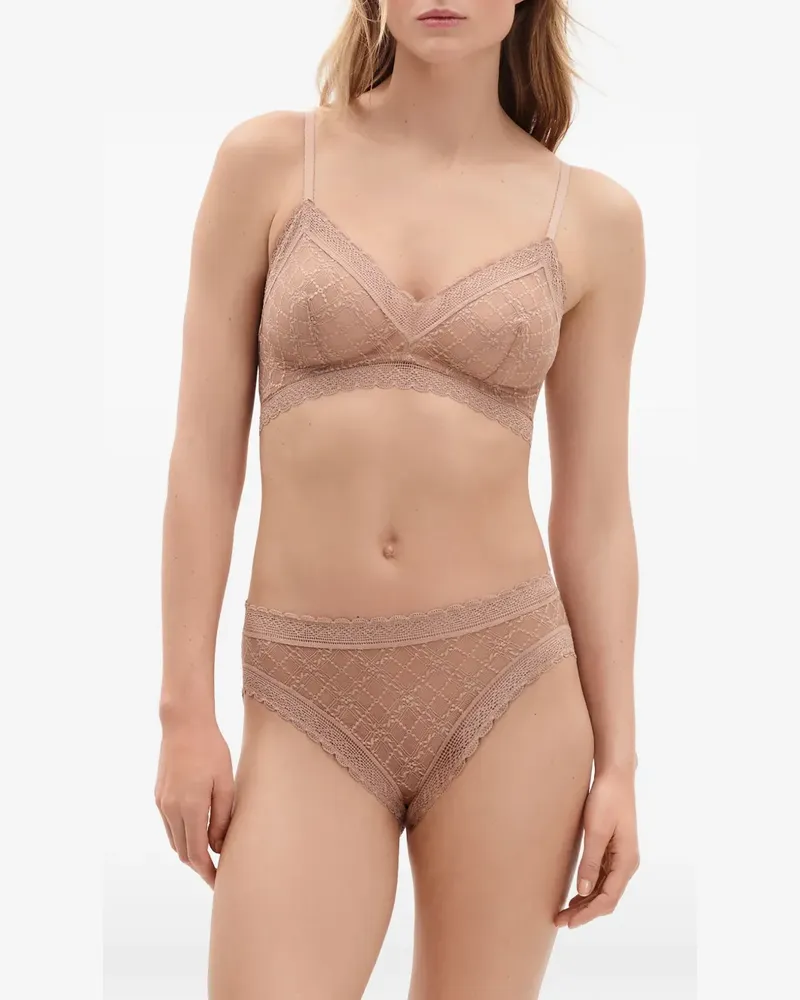 Eres Florissante Slip mit Spitzenbesatz - Rosa Rosa