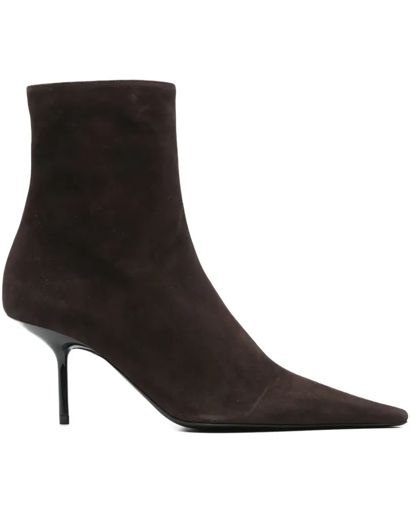 Victoria Beckham 45mm suede boots - Braun Braun