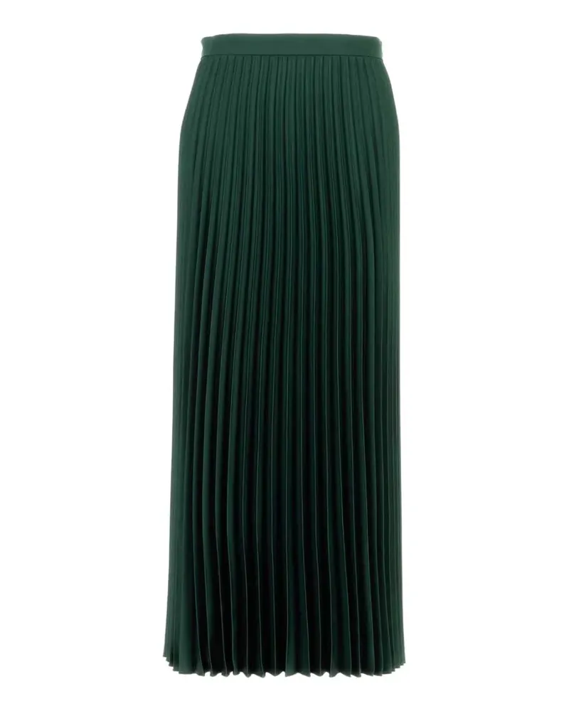 Max Mara Nicchia Midirock mit Falten - Grün Grün